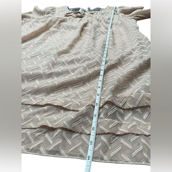 One‎ September Blush Long Sleeve Anwen Peasant Dress- S - Picture 7 of 10